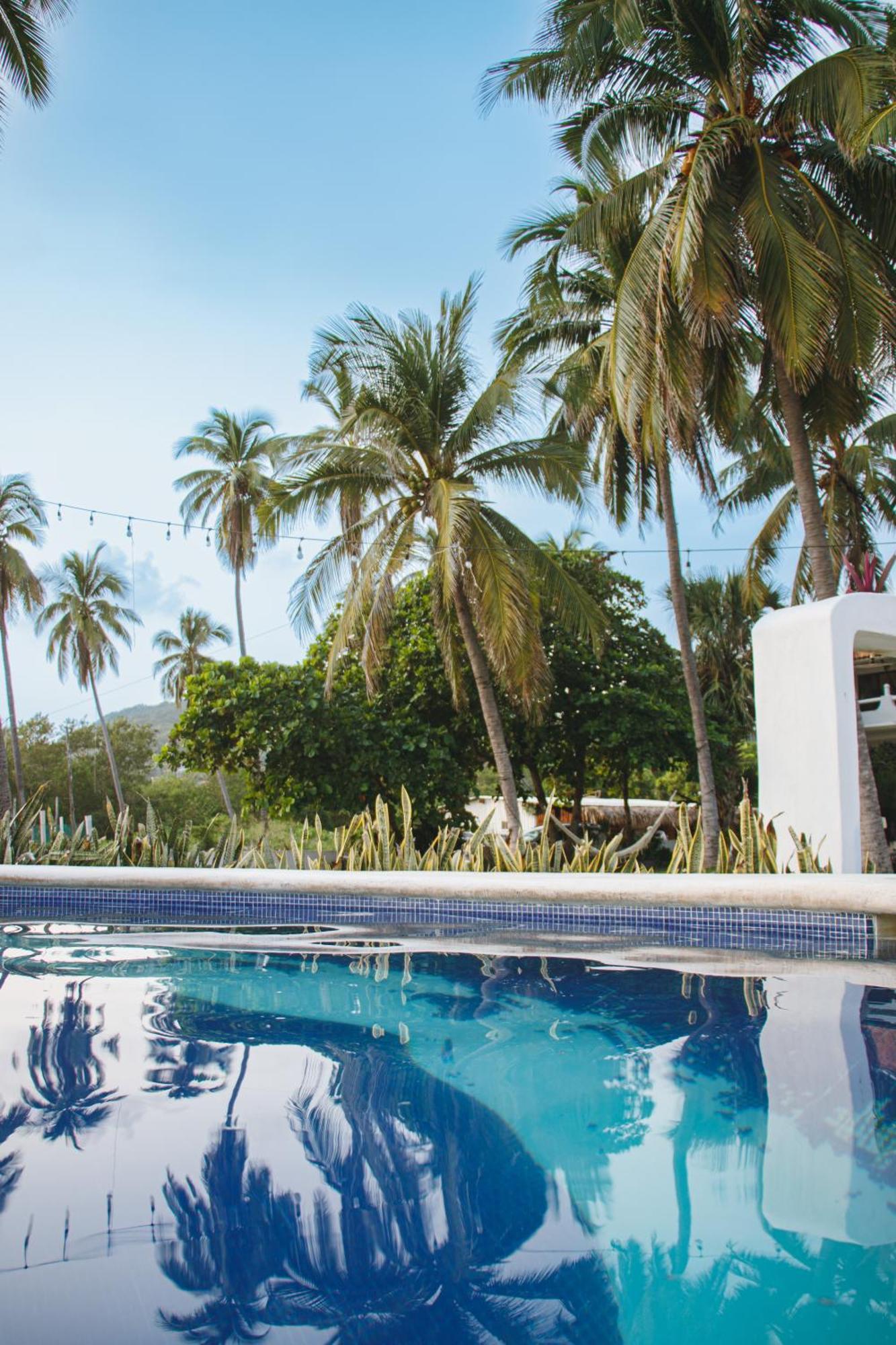 Hotel Tres Santos Troncones Buitenkant foto